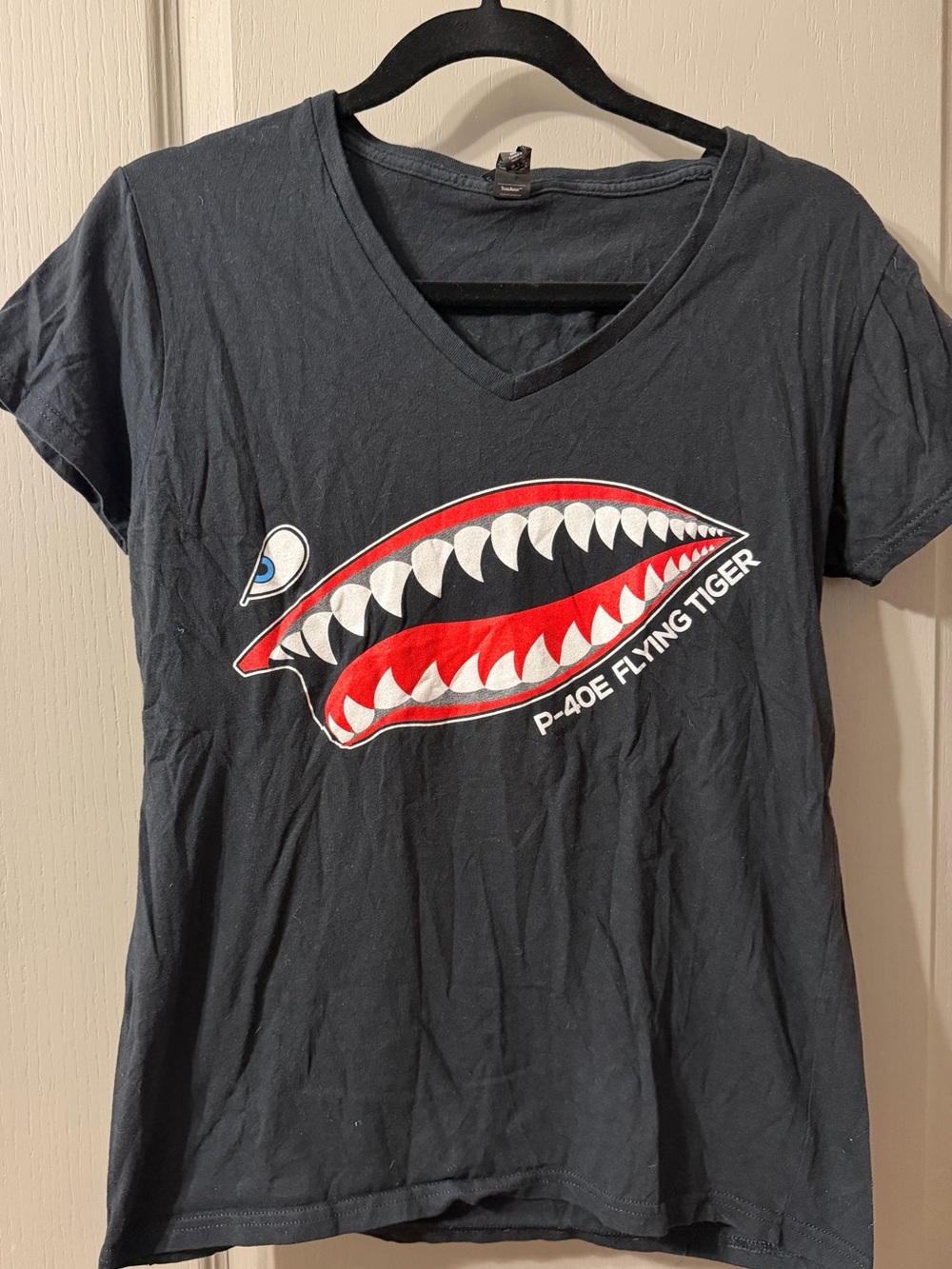 Women’s P-40E Flying Tiger Shark Mouth Idaho Warhawk museum aviation M